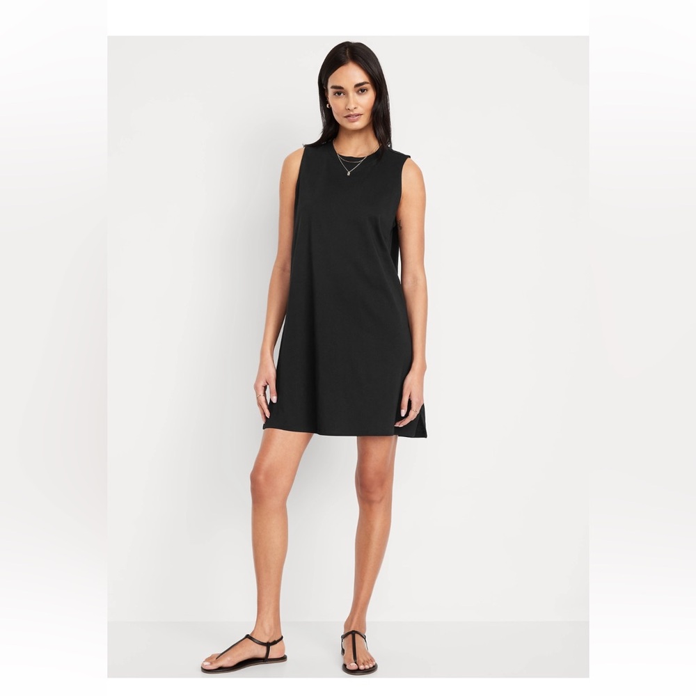 Old Navy Black Sleeveless Mini Dress